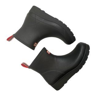 Hunter Play Short Rain Boots Navy Size 8